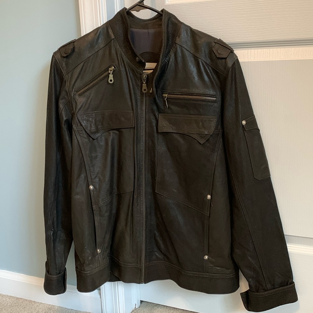 Saavedra leather jacket men’s size small